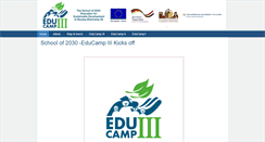 Desktop Screenshot of educamp.eu